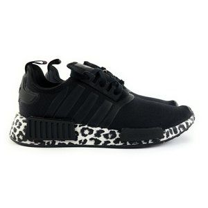 Adidas Women's NMD_R1 Black White Leopard Print size 9